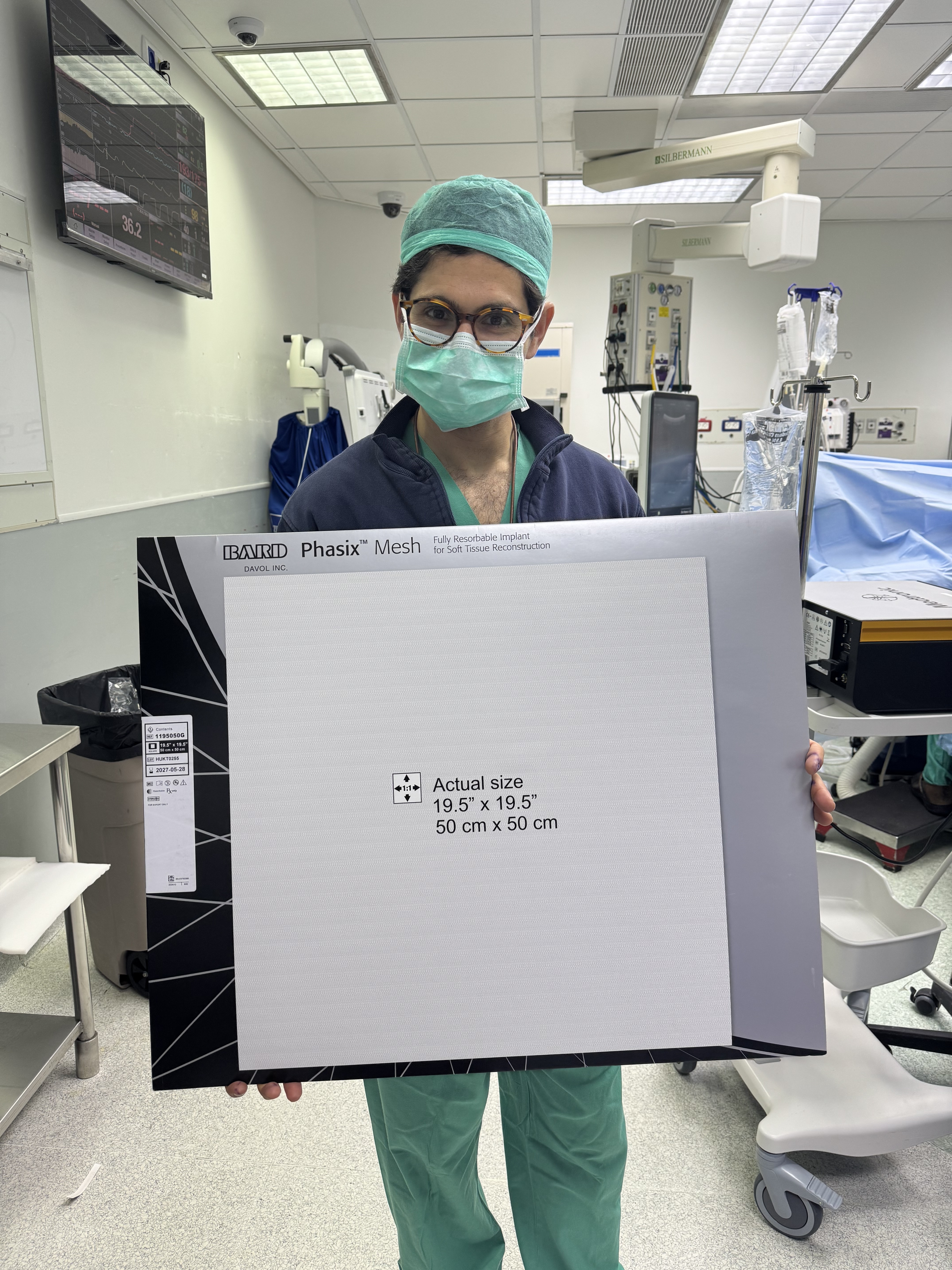 רשת כירורגית — BARD Phasix